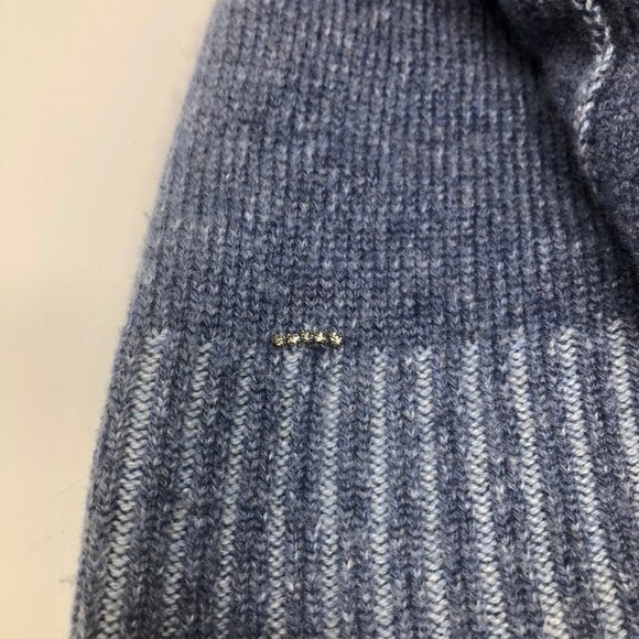 Lafayette 148 100% Cashmere Blue Turtleneck Sweater Size M - Picture 5 of 7